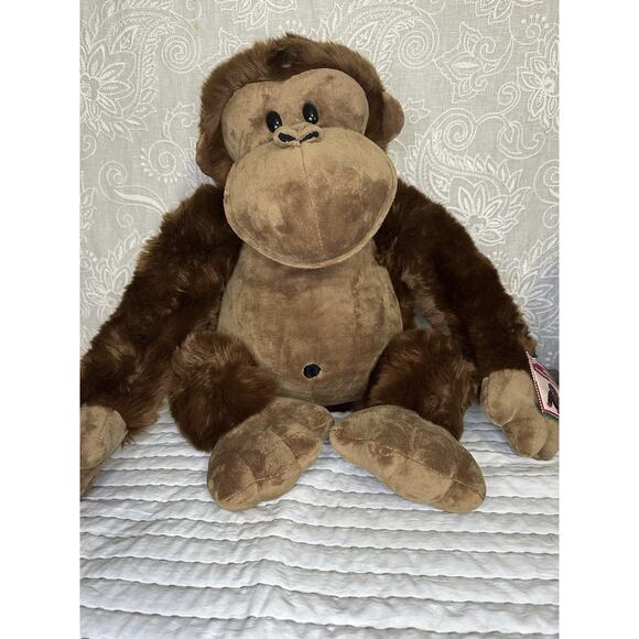 Jc Penny Holiday Collection Plush Stuffed Gorilla 2002 Large Animal 24” RARE - Picture 2 of 11